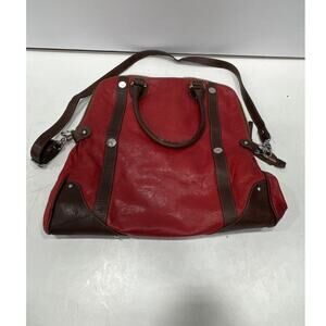 FIRENZE EUC LRG GEN LEATHER FOLD OVER CROSSBODY SHOULDER BAG